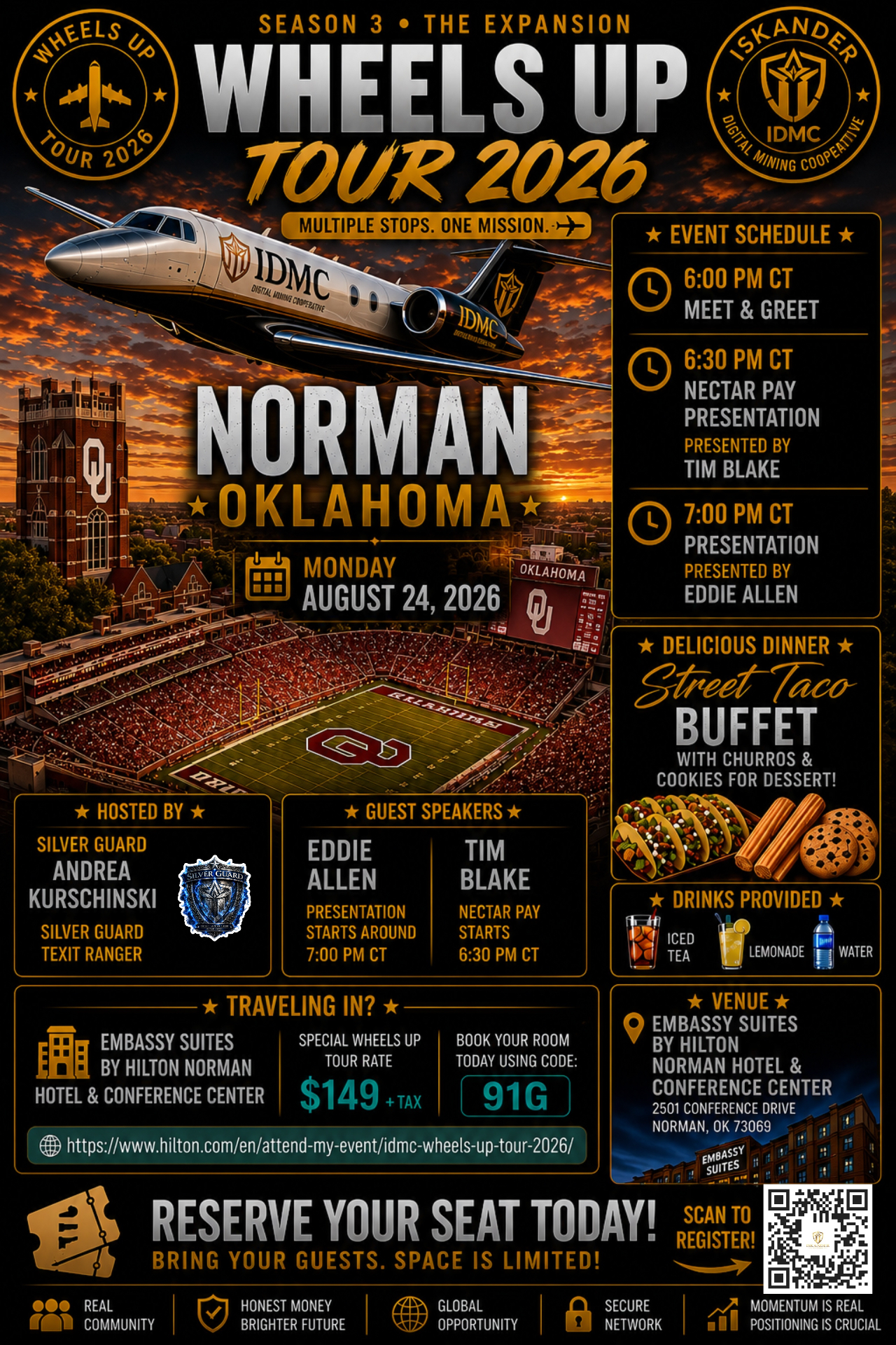 Norman Oklahoma event flyer