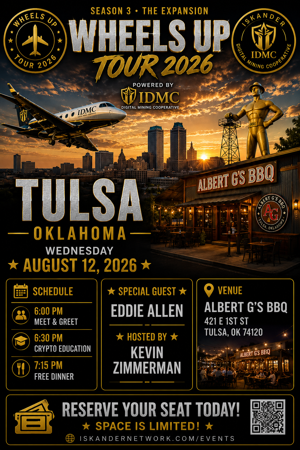 Tulsa Oklahoma event flyer