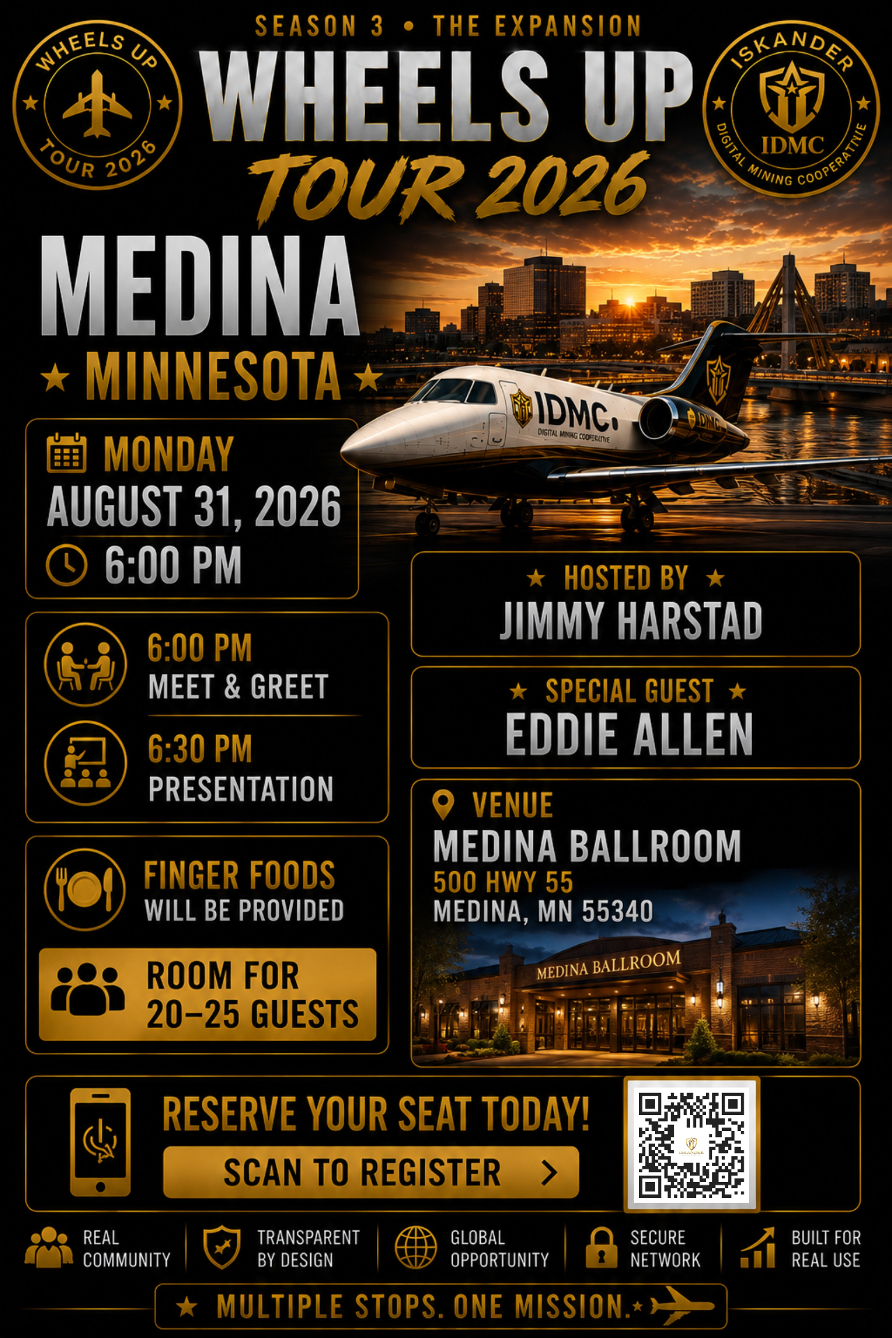 Medina Minnesota event flyer