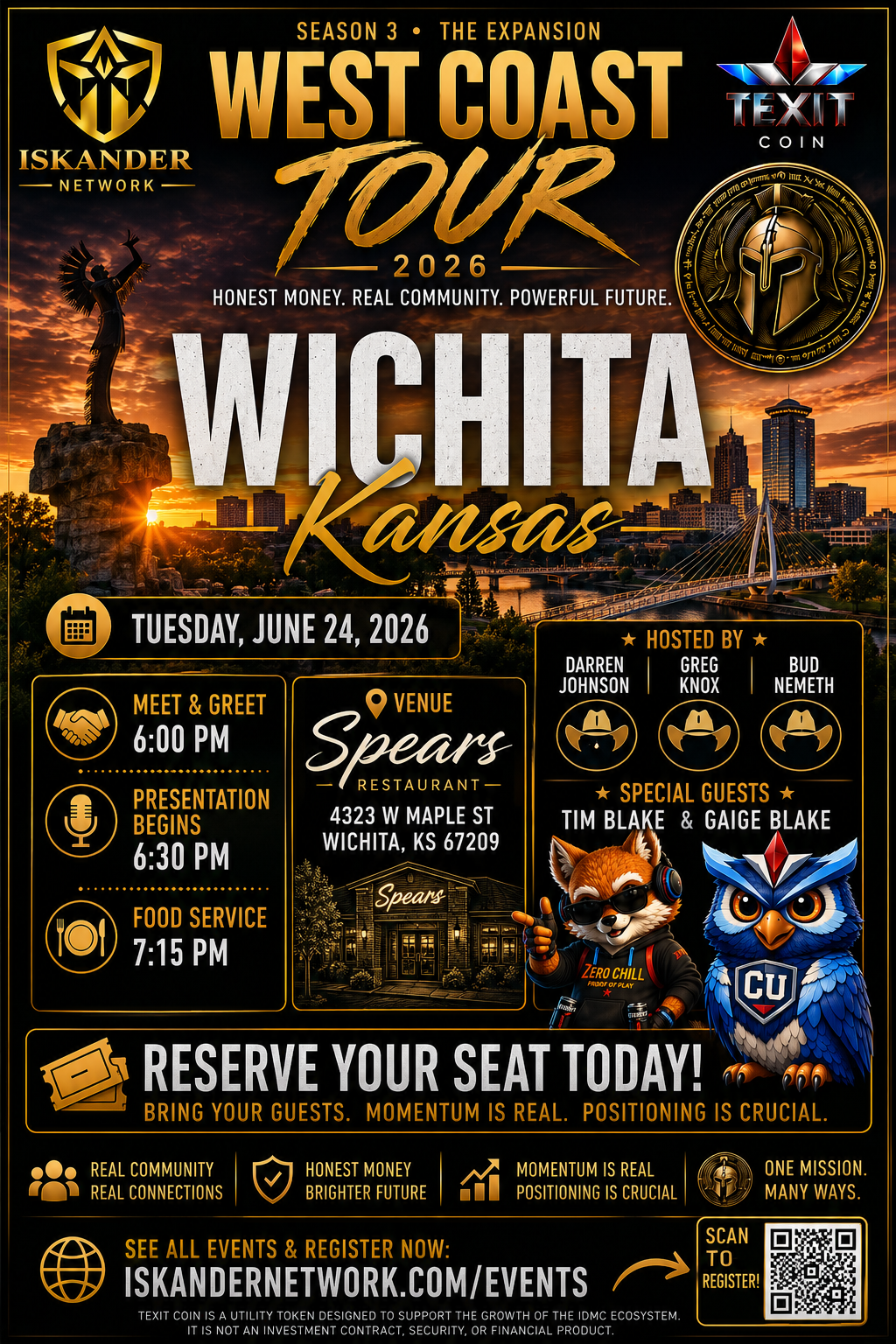 Wichita Kansas event flyer